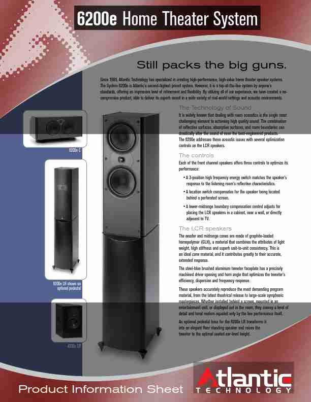 Atlantic Technology Home Theater System 6200e-page_pdf